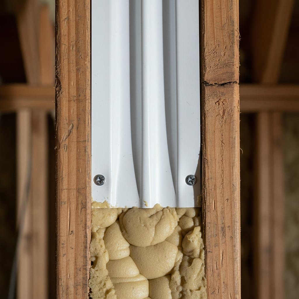 Foam baffle for proper air flow