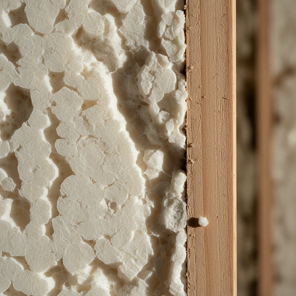 Full foam coverage in wall cavity